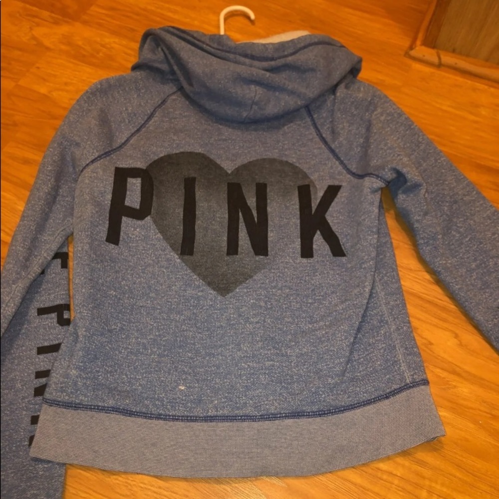VS PINK Blue Hoodie